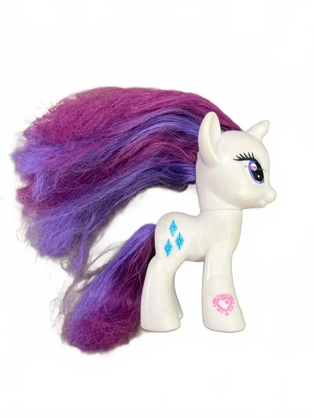 My Little Pony Rarity 2010 Generation 4 Friendship is Magic Hasbro Unicorn Fig,